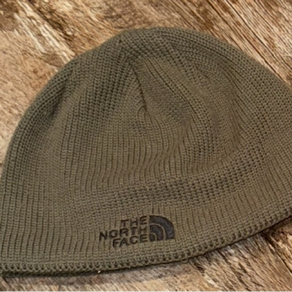 The North Face Khaki Knit Beanie